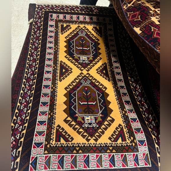 Other - HANDMADE Traditional Area Rug BELOSH 3” x 5” 100% Wool